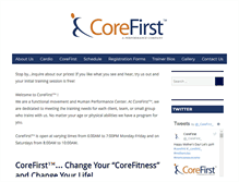 Tablet Screenshot of corefirst.com